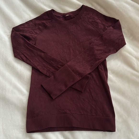 Lululemon Rest Less Pullover - Garnet - Picture 9 of 10